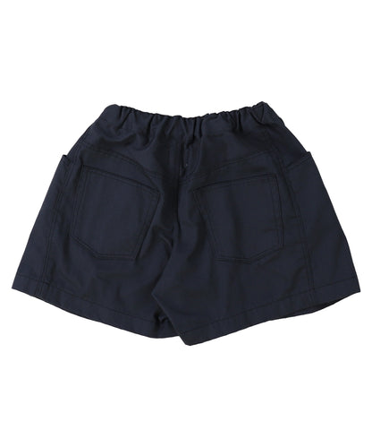 Twill Front-tuck Culottes
