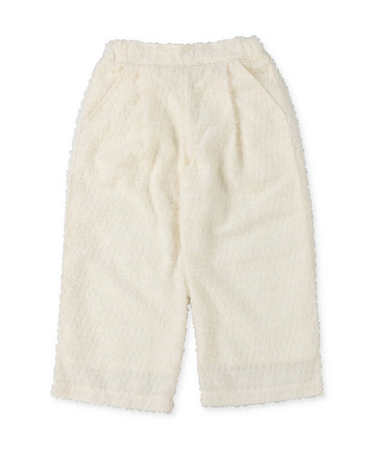 Sheer Shaggy Jacquard Long Pants