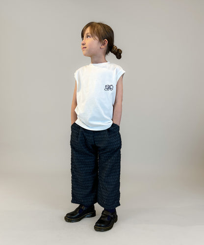 Sheer Shaggy Jacquard Long Pants