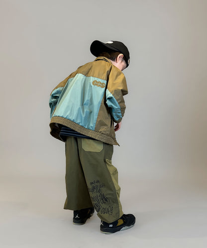 Compact Weather Cloth 2tone Long Pants