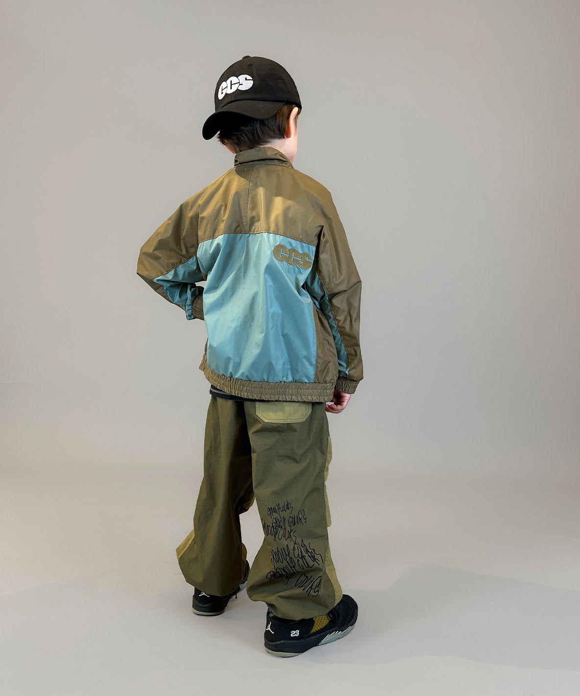 Compact Weather Cloth 2tone Long Pants