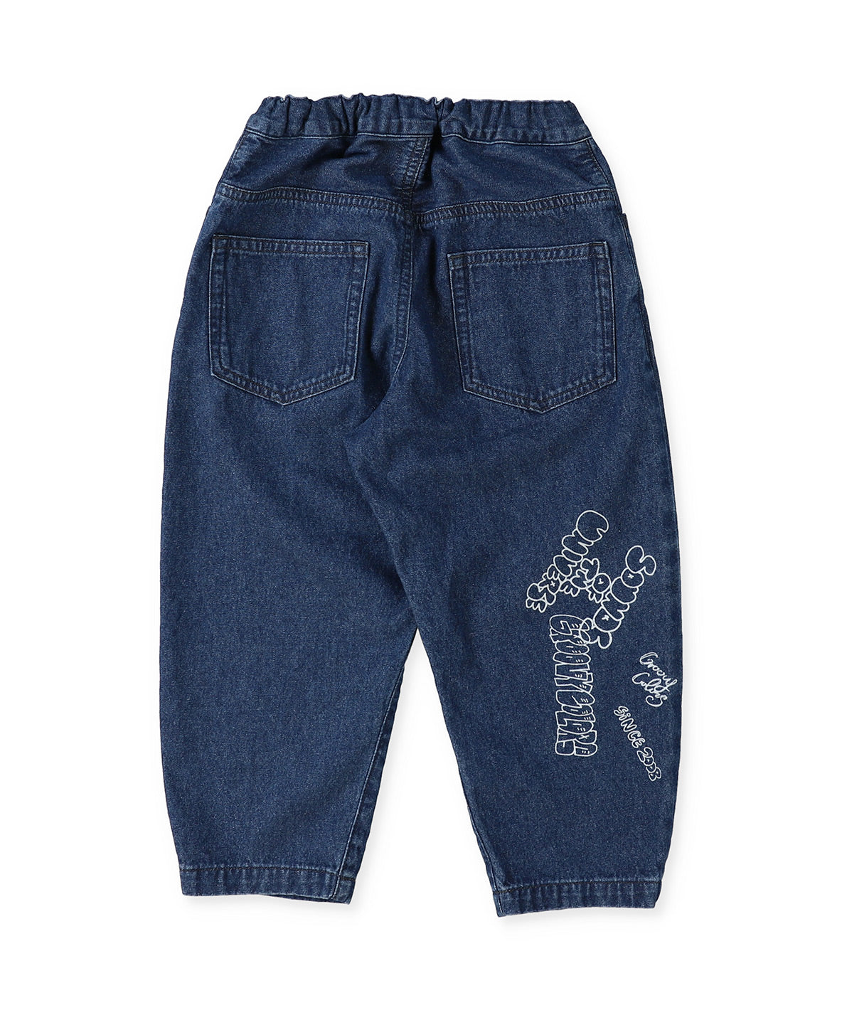 8oz Denim Graffiti Ballooned Long Pants