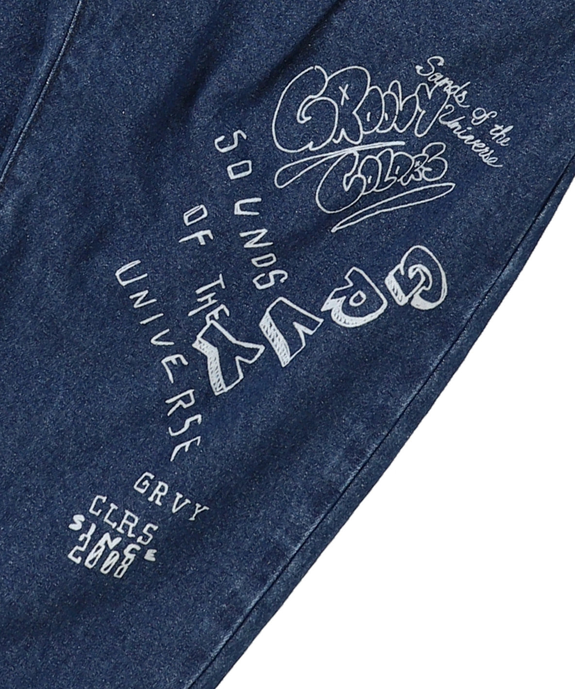 8oz Denim Graffiti Ballooned Long Pants