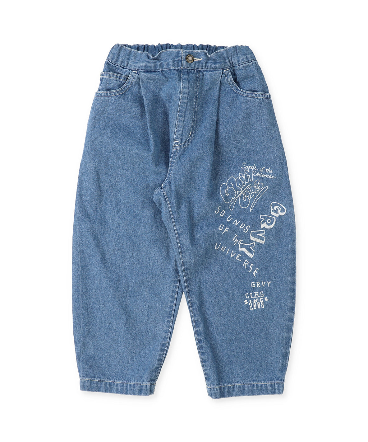 8oz Denim Graffiti Ballooned Long Pants