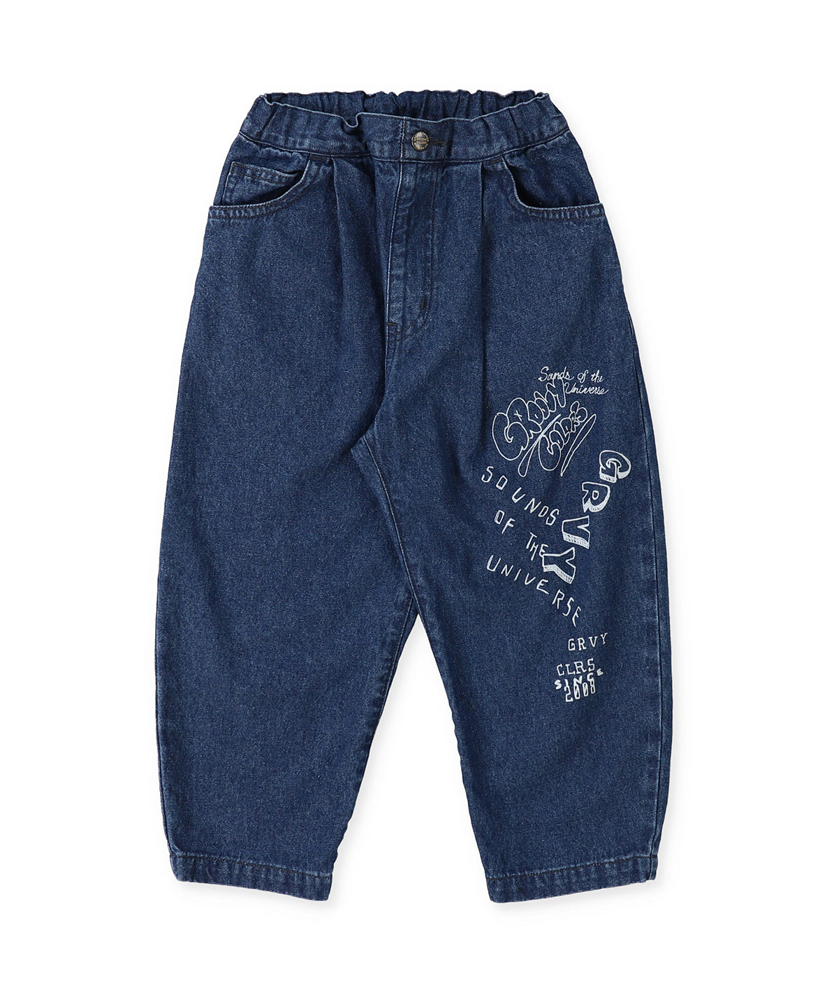 8oz Denim Graffiti Ballooned Long Pants