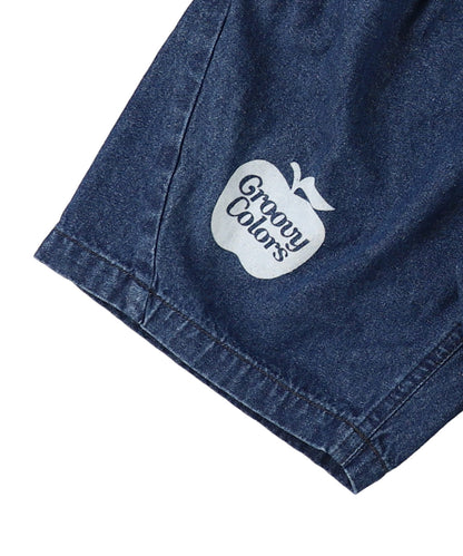 8oz Denim Graffiti Twisted Shorts