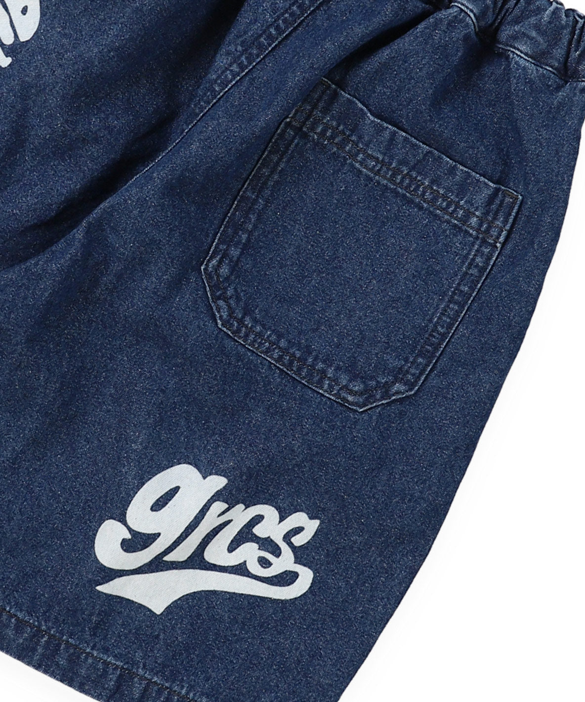 8oz Denim Graffiti Twisted Shorts