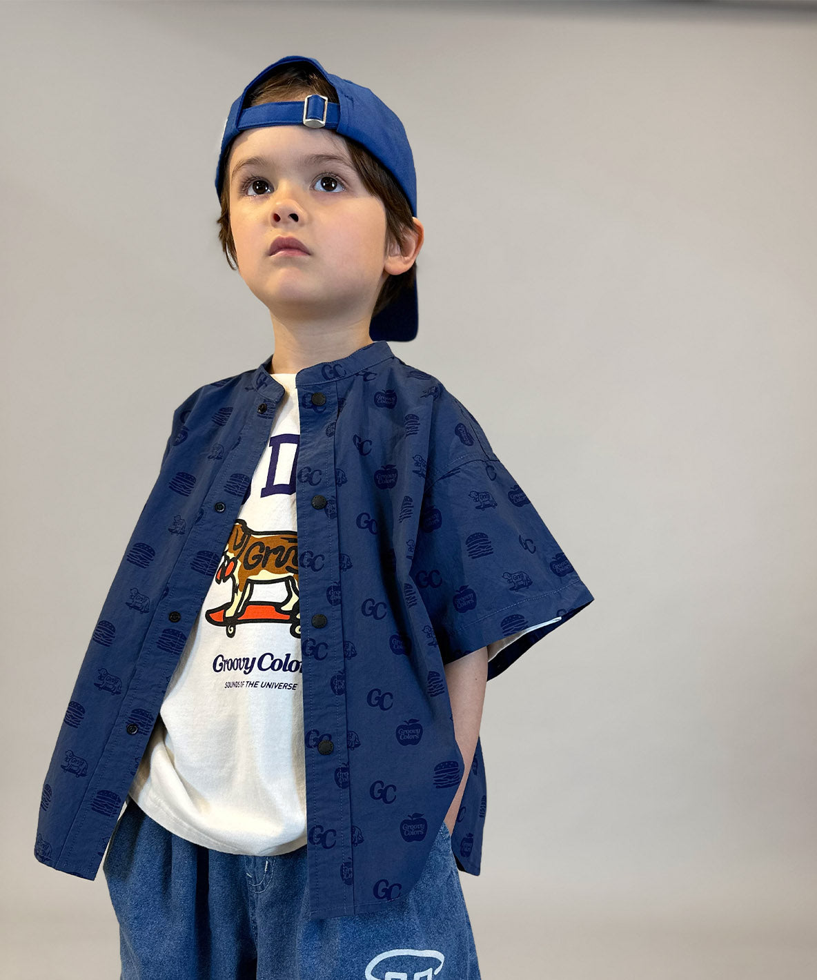 8oz Denim Graffiti Twisted Shorts