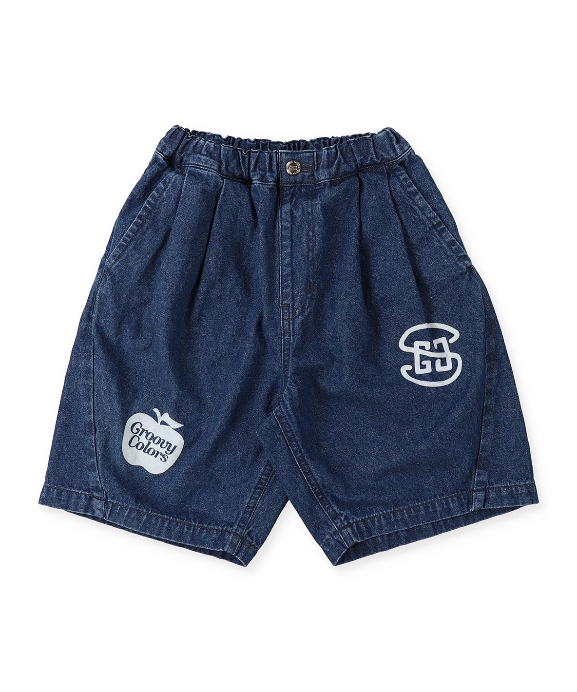 8oz Denim Graffiti Twisted Shorts