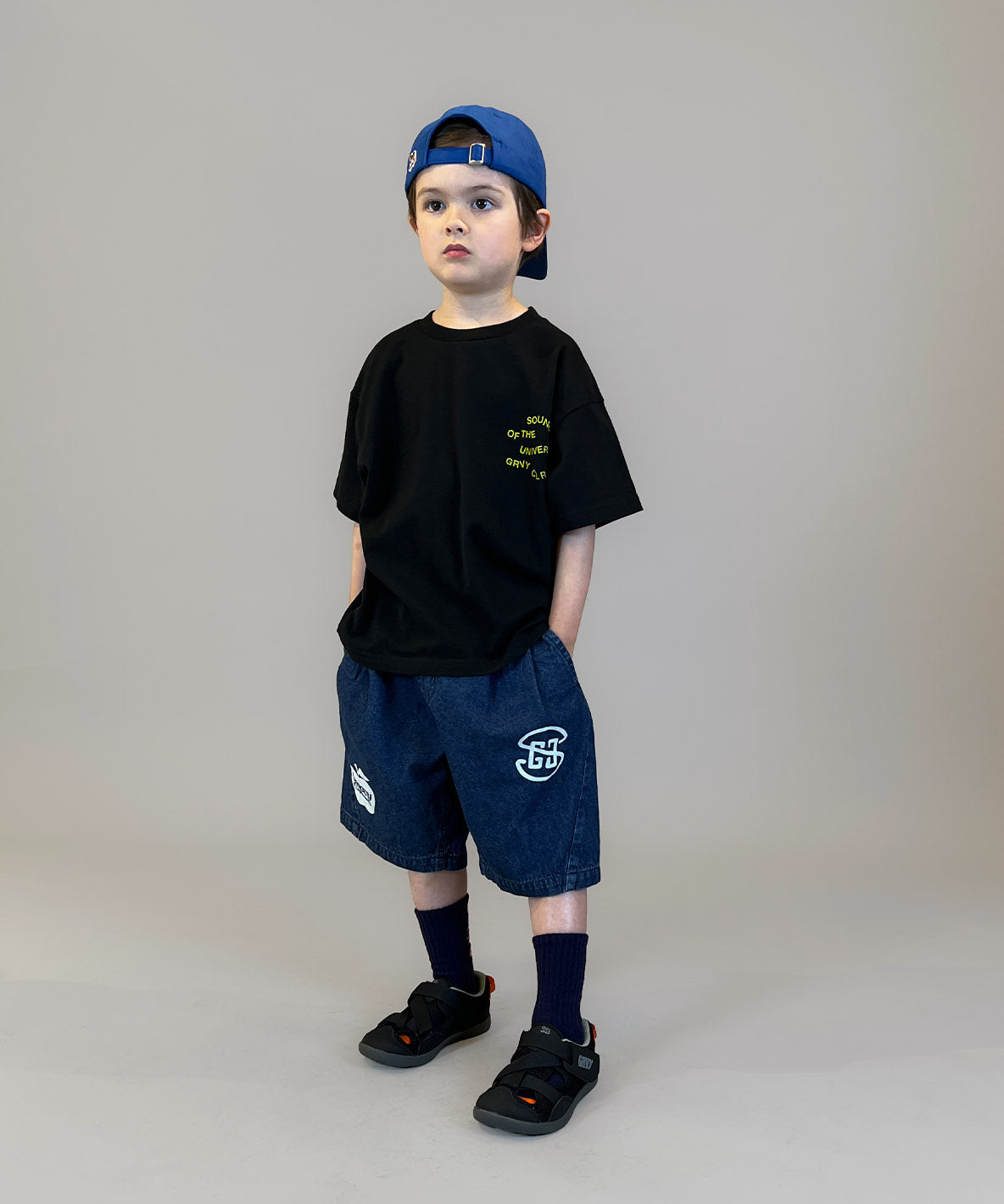 8oz Denim Graffiti Twisted Shorts