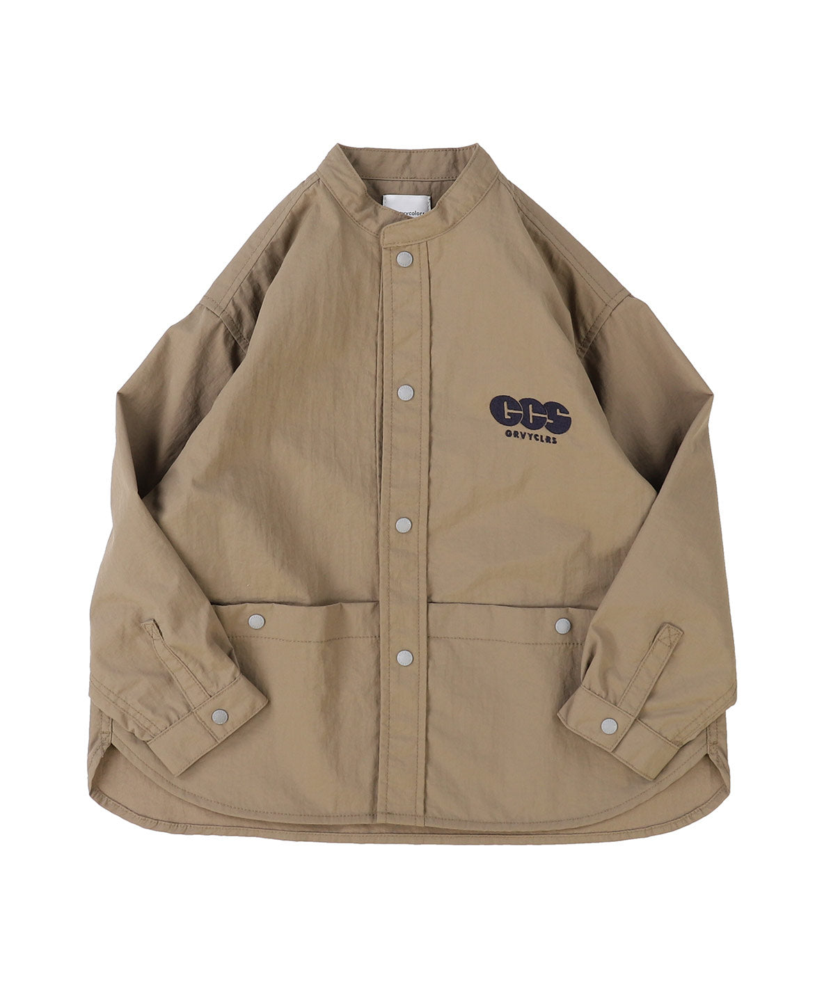 Light shell Taffeta Bandcollar Shirt