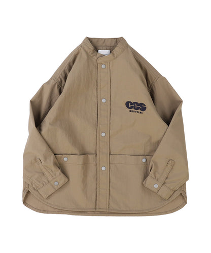 Light shell Taffeta Bandcollar Shirt