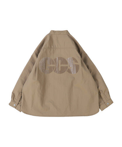 Light shell Taffeta Bandcollar Shirt