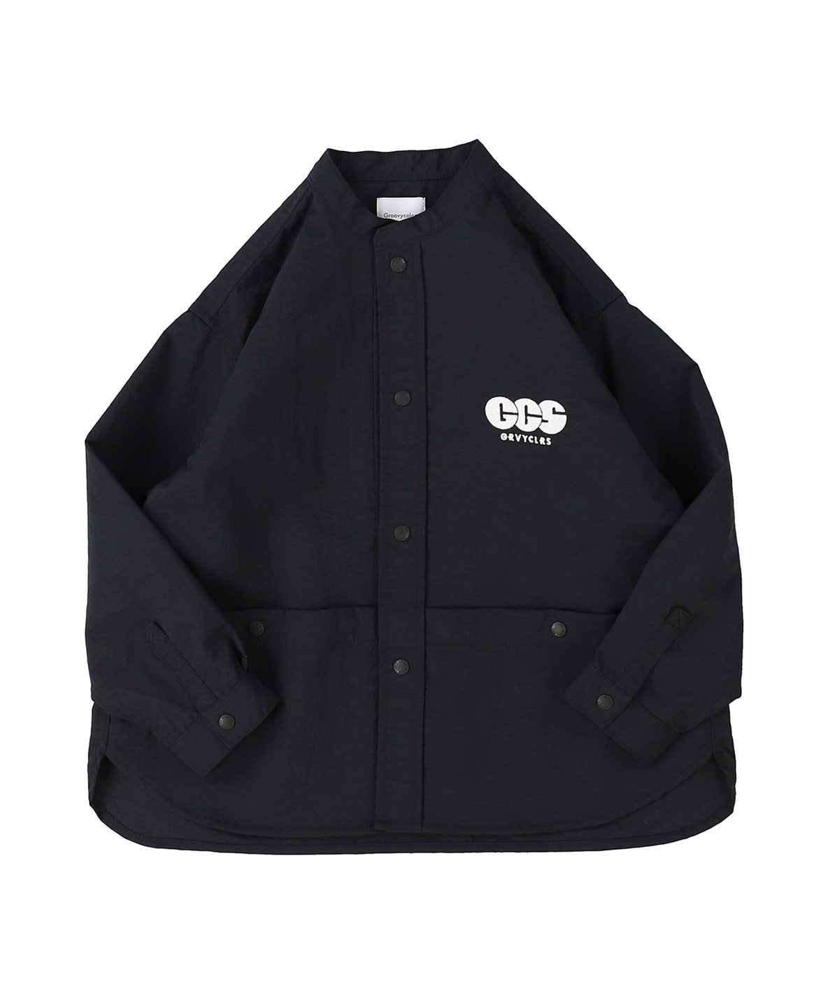 Light shell Taffeta Bandcollar Shirt