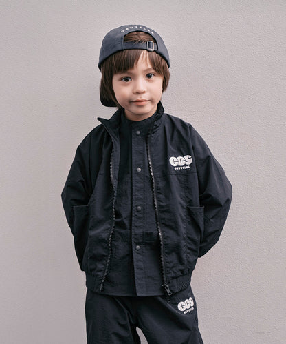 Light Shell Taffeta Zip Jacket