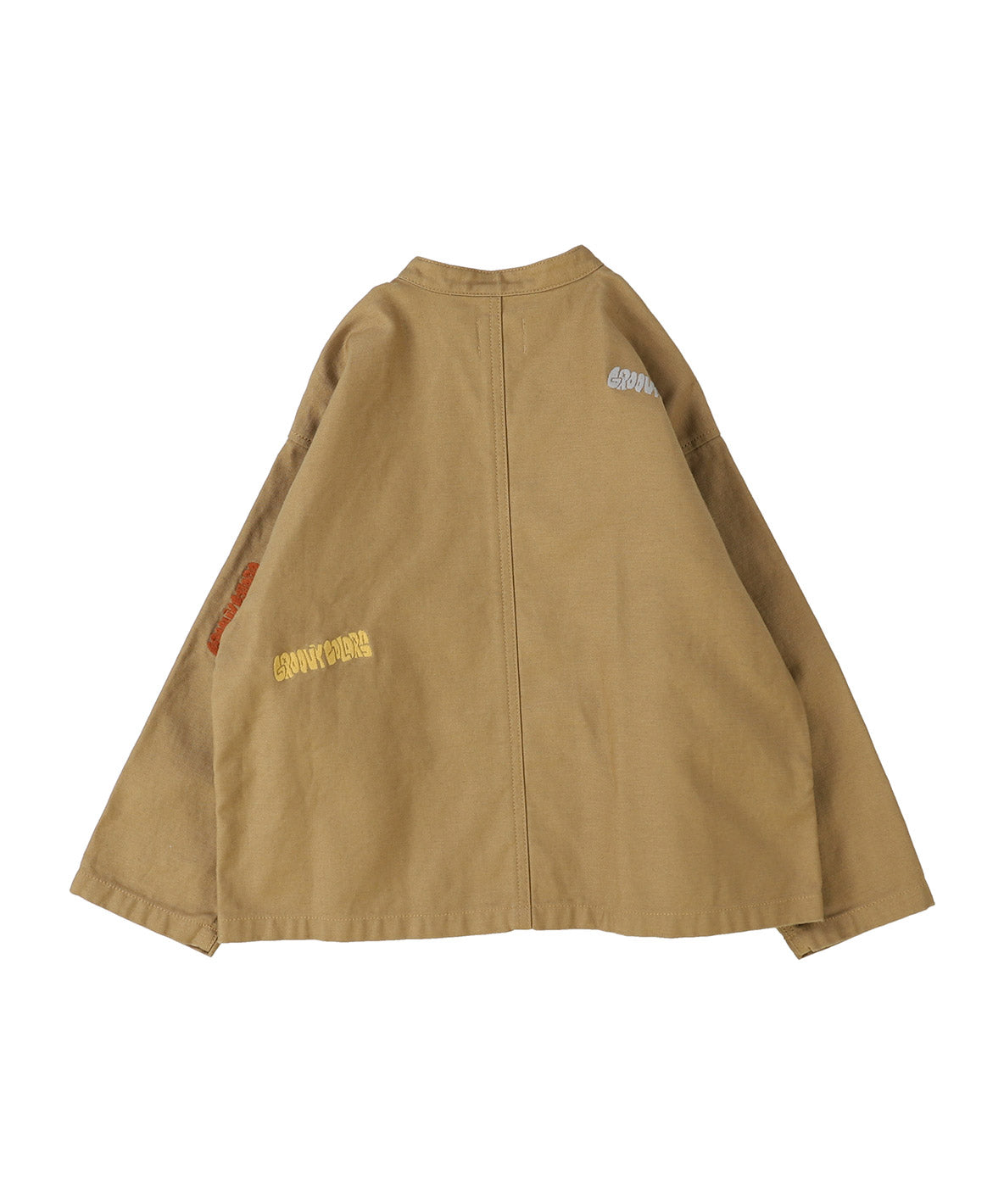 Back Satin Graffiti Bandcollar Jacket