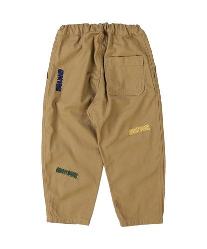 Back Satin Graffiti Balloon Pants