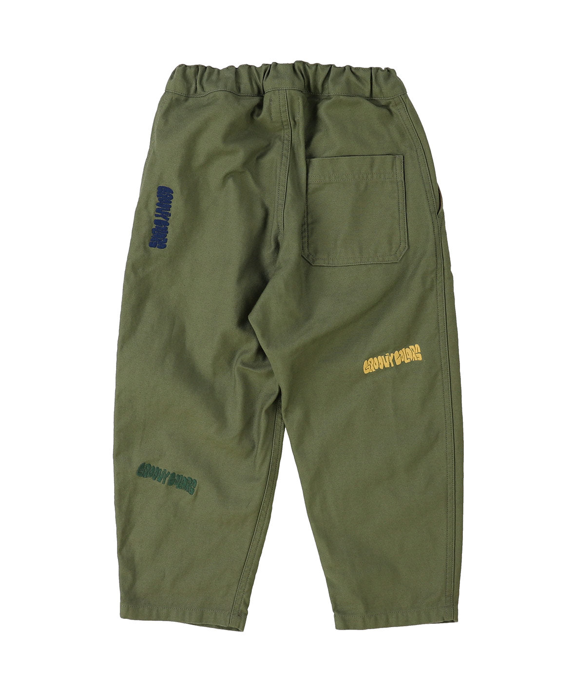 Back Satin Graffiti Balloon Pants