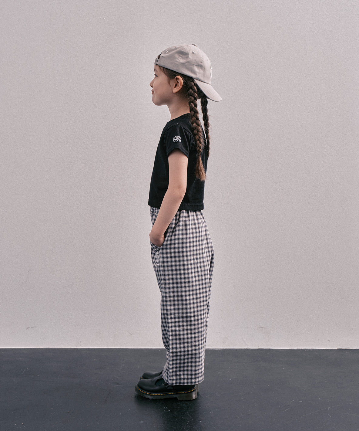 Cotton Dobby Ombre Plaid Pants