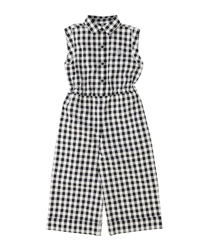 Gingham Check Overalls