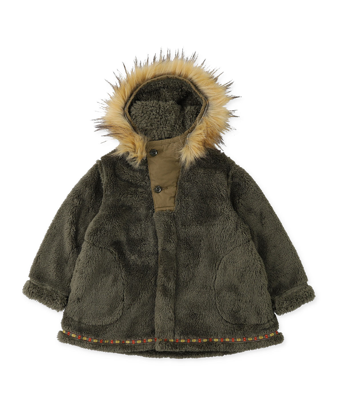 DENIM DUNGAREE / Boa Eskimo Coat – TRICO FIELD