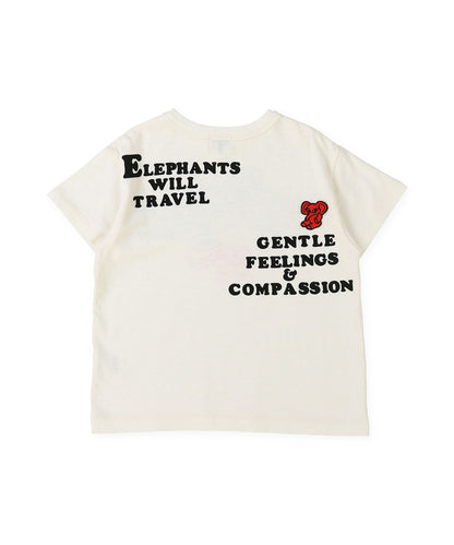 Cotton Jersey ELEPHANTS TEE