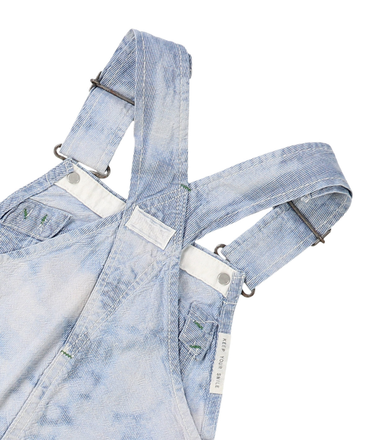 Pin Plaid Overalls