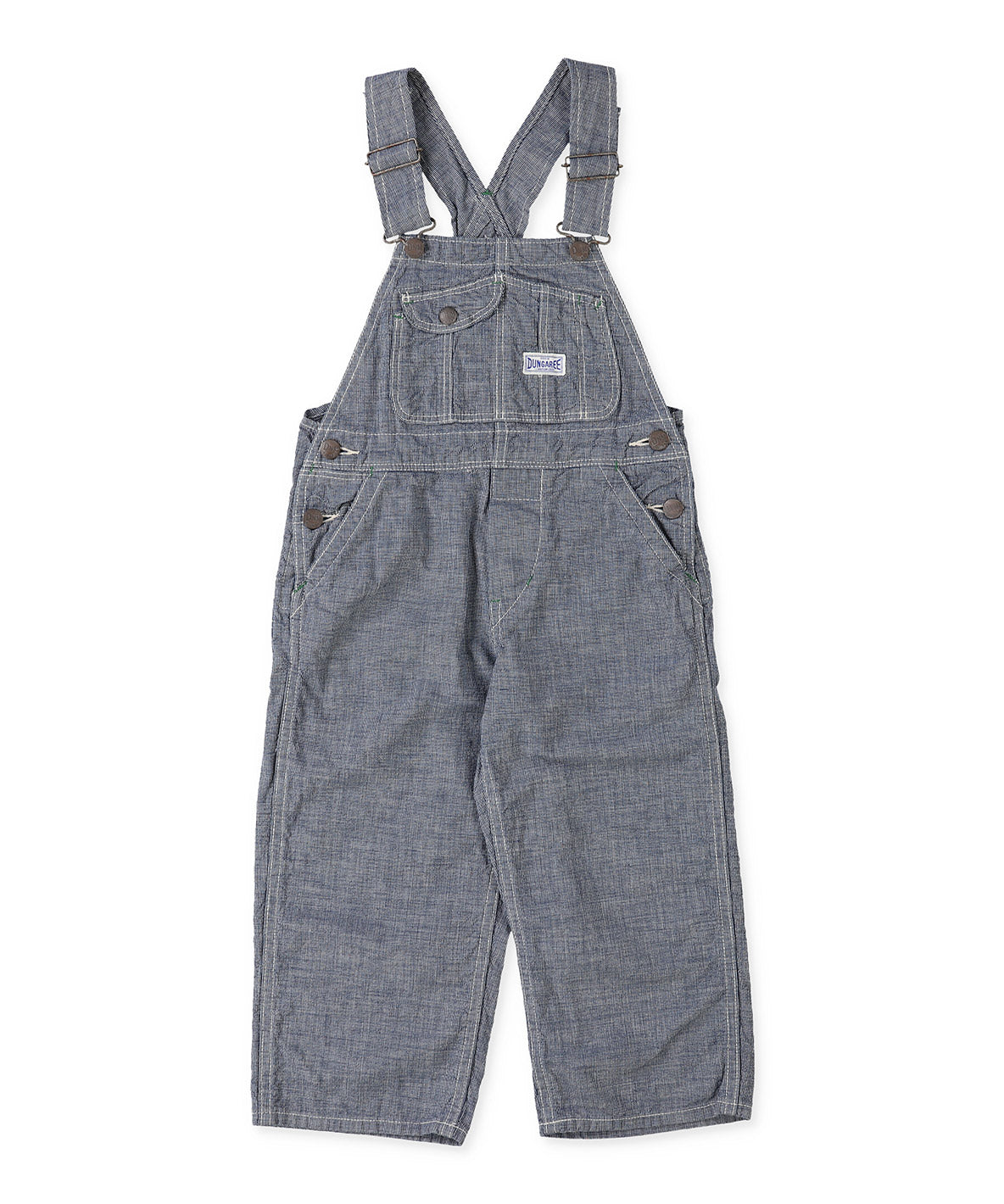 Pin Plaid Overalls