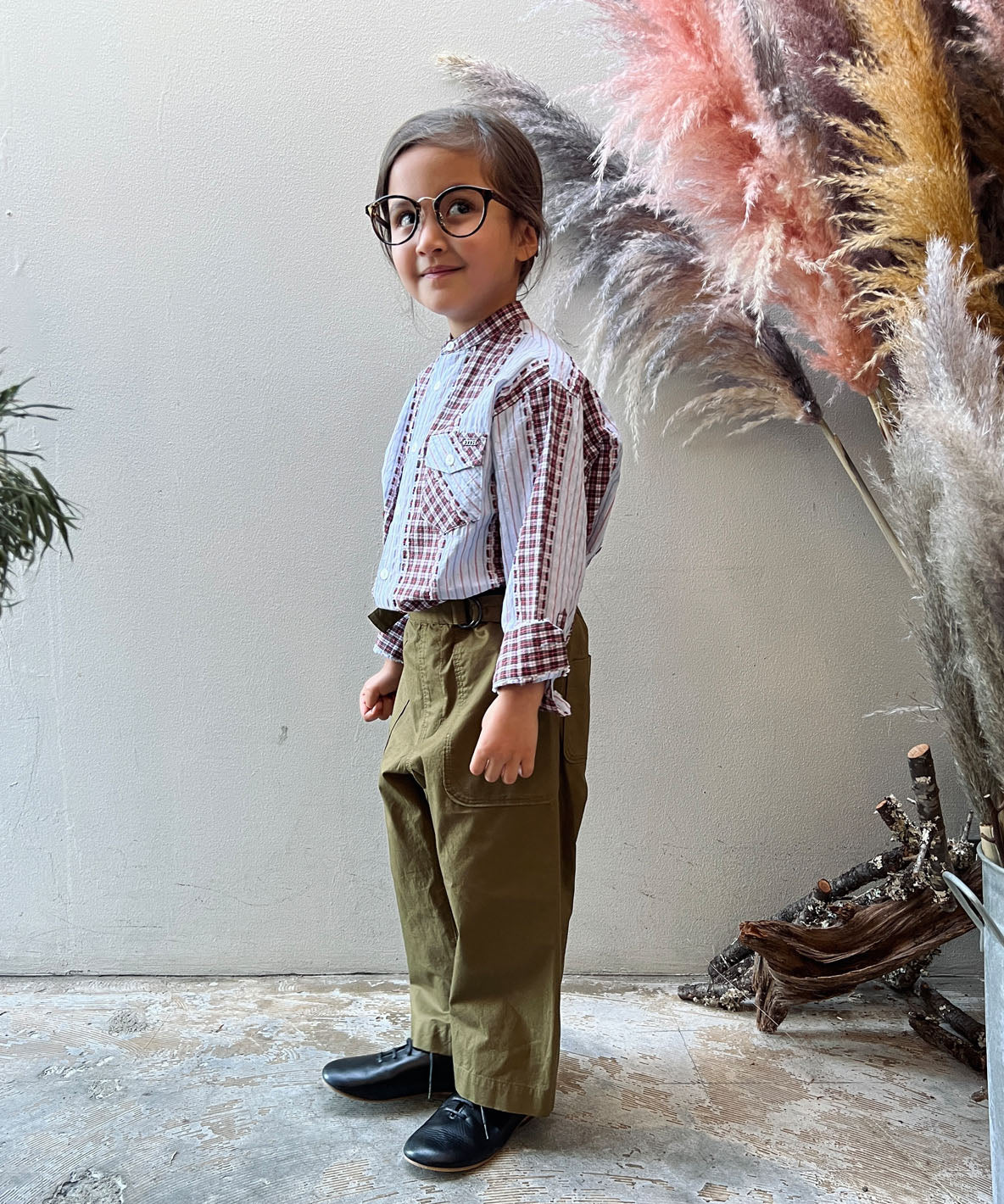 Patchwork Dobby Shirt