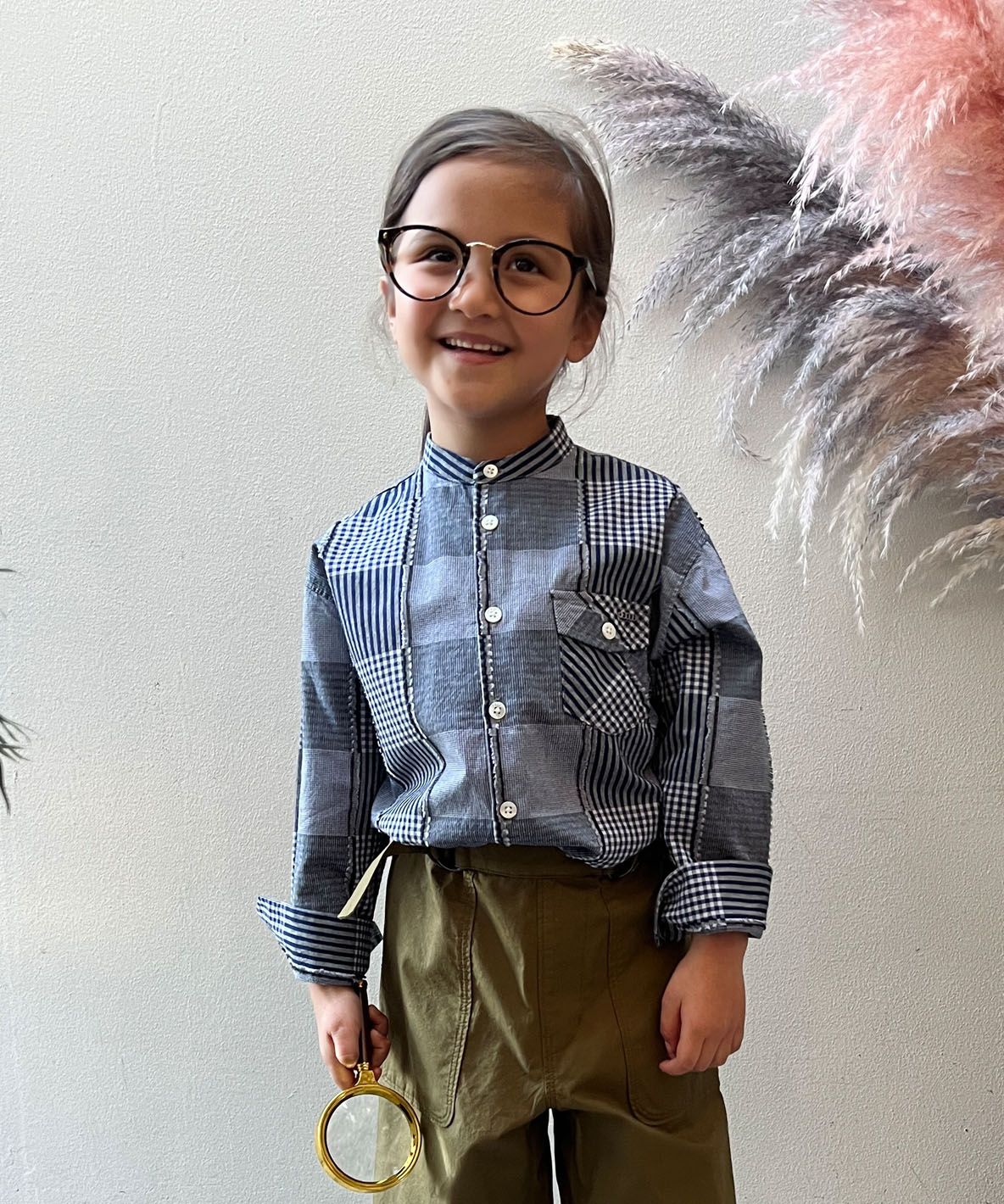 Patchwork Dobby Shirt