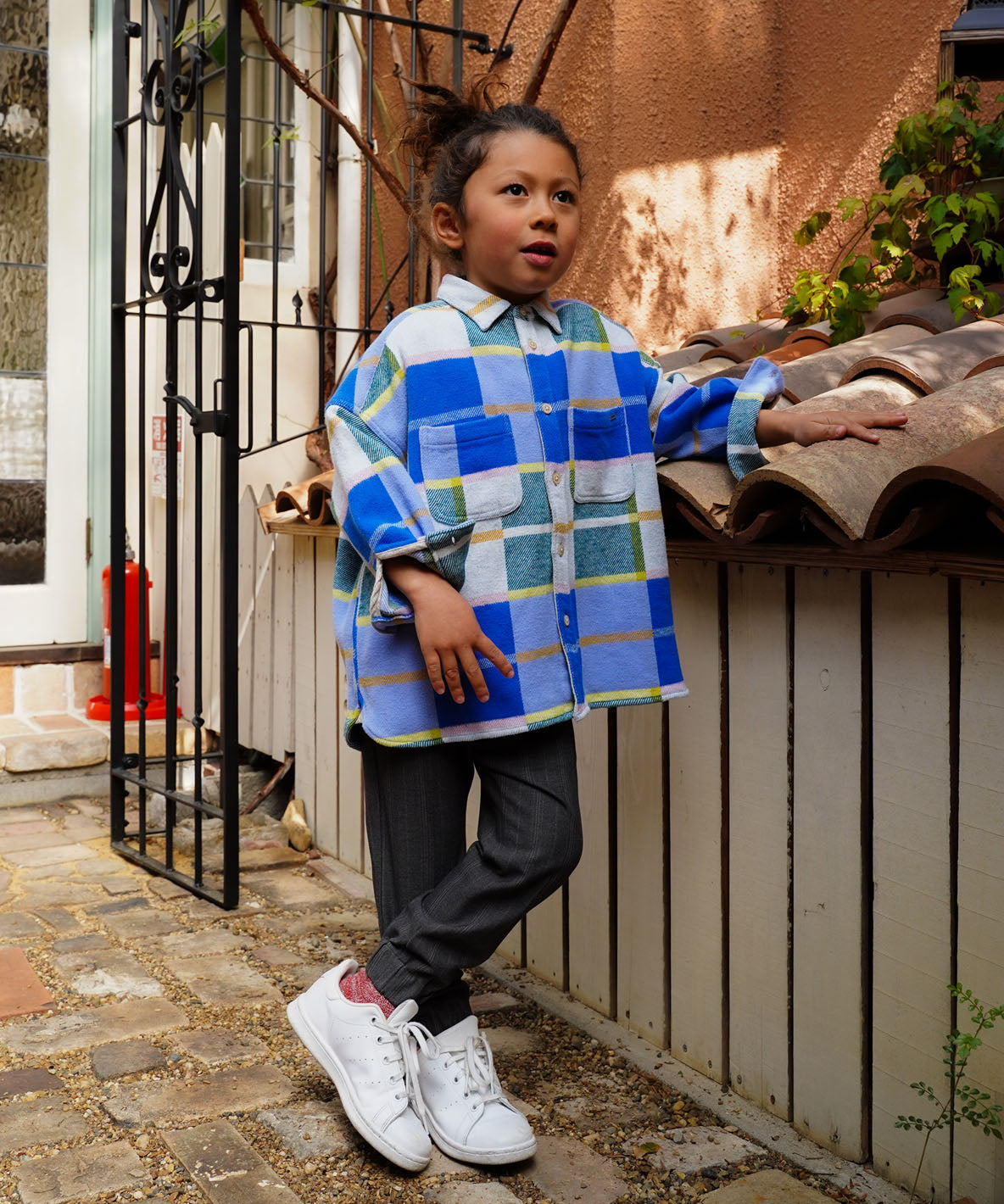 Patchwork Plaid Shirt