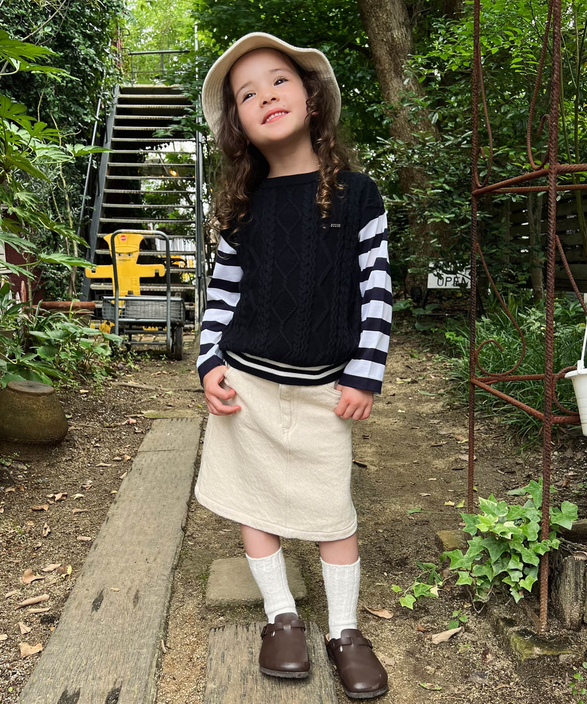 11oz Slub Denim Skirt