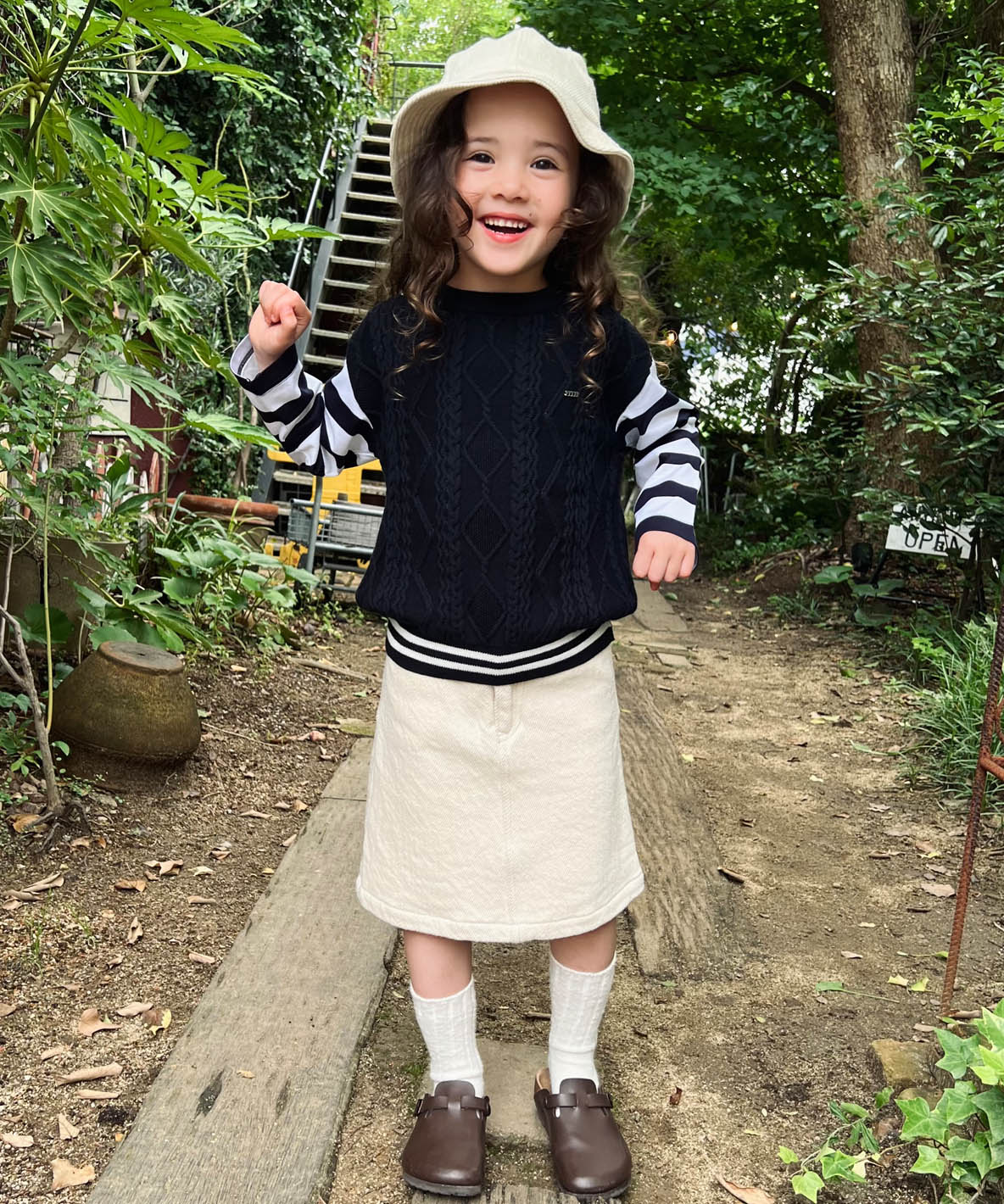 11oz Slub Denim Skirt