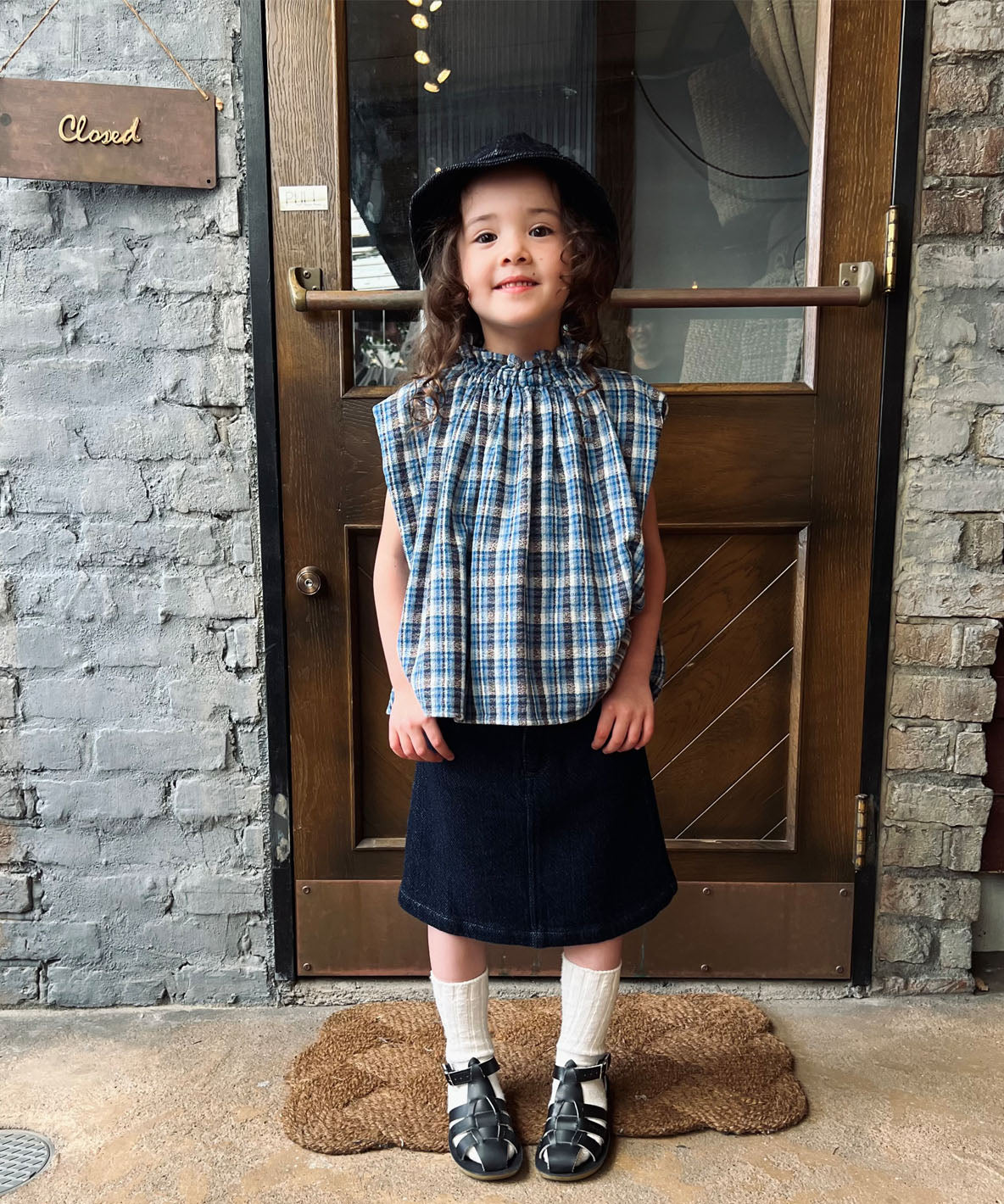 11oz Slub Denim Skirt