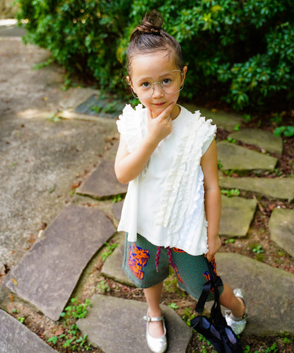 Vintage Frilly Sleeveless Tee